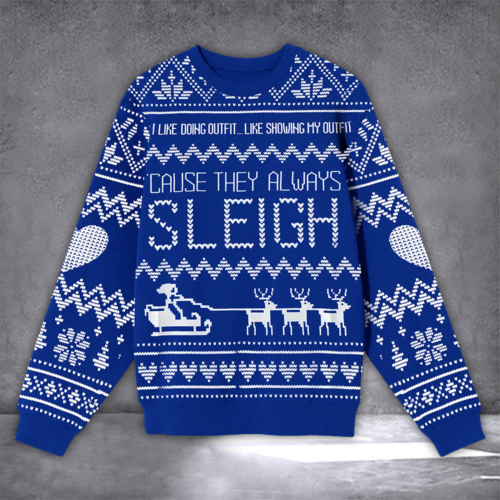 Megan Moroney Merch Ugly Christmas Sweater I Like Doing Outfit Sleigh Holiday Sweater