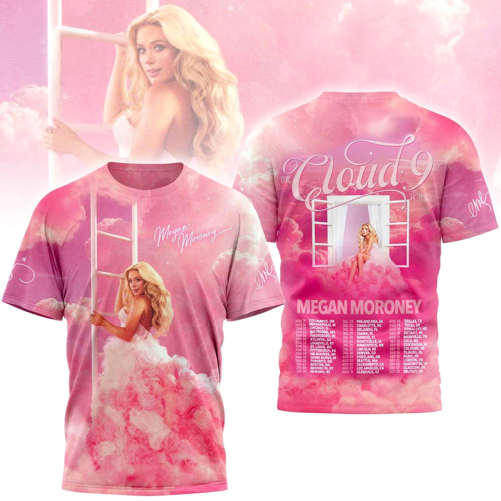 Megan Moroney The Cloud 9 Tour T-Shirt Megan Moroney Merch Best Gifts For Wife