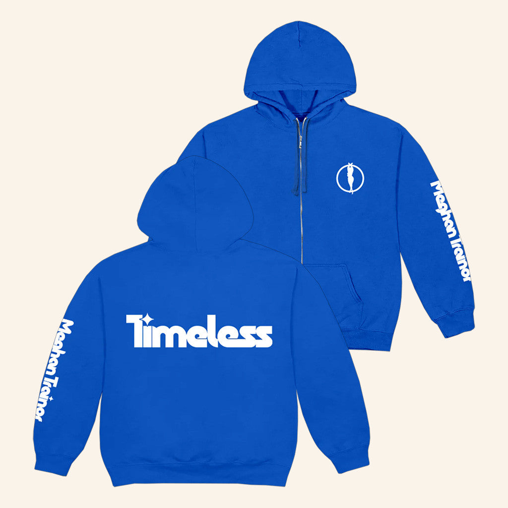 Meghan Trainor Merch Timeless Zip Hoodie Gifts For Best Friends