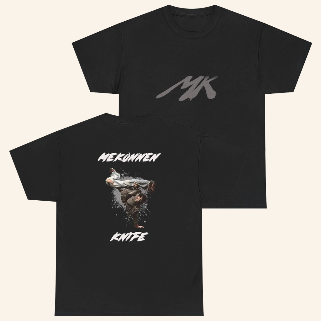 Mekonnen Knife Merch MK Logo Black T-Shirt Birthday Gift Ideas For Him Mekonnen Knife Merch MK Logo Black T-Shirt Birthday Gift Ideas For Him