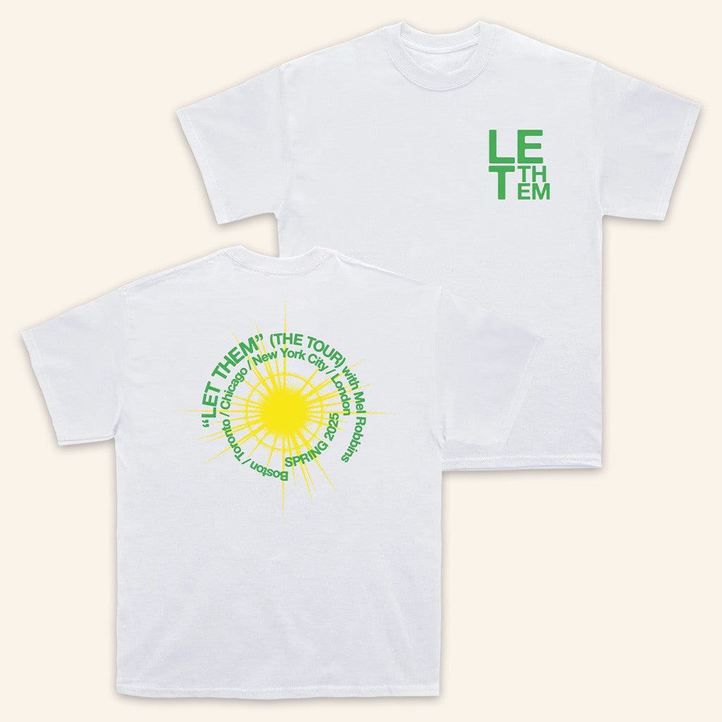 Mel Robbins Merch Let Them White T-Shirt Best Birthday Gift For Wife Mel Robbins Merch Let Them White T-Shirt Best Birthday Gift For Wife