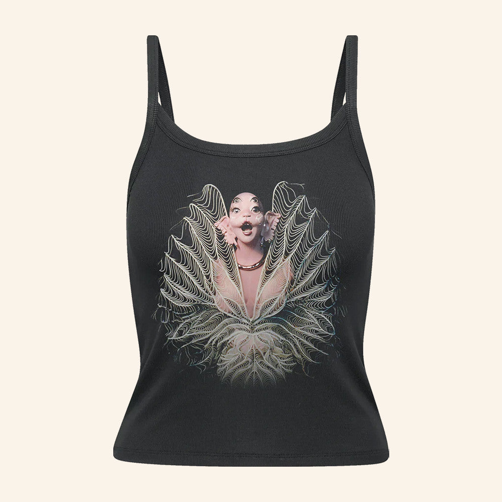 Melanie Martinez Merch Creature Cami Top Black Best Gifts For Girlfriend Melanie Martinez Merch Creature Cami Top Black Best Gifts For Girlfriend