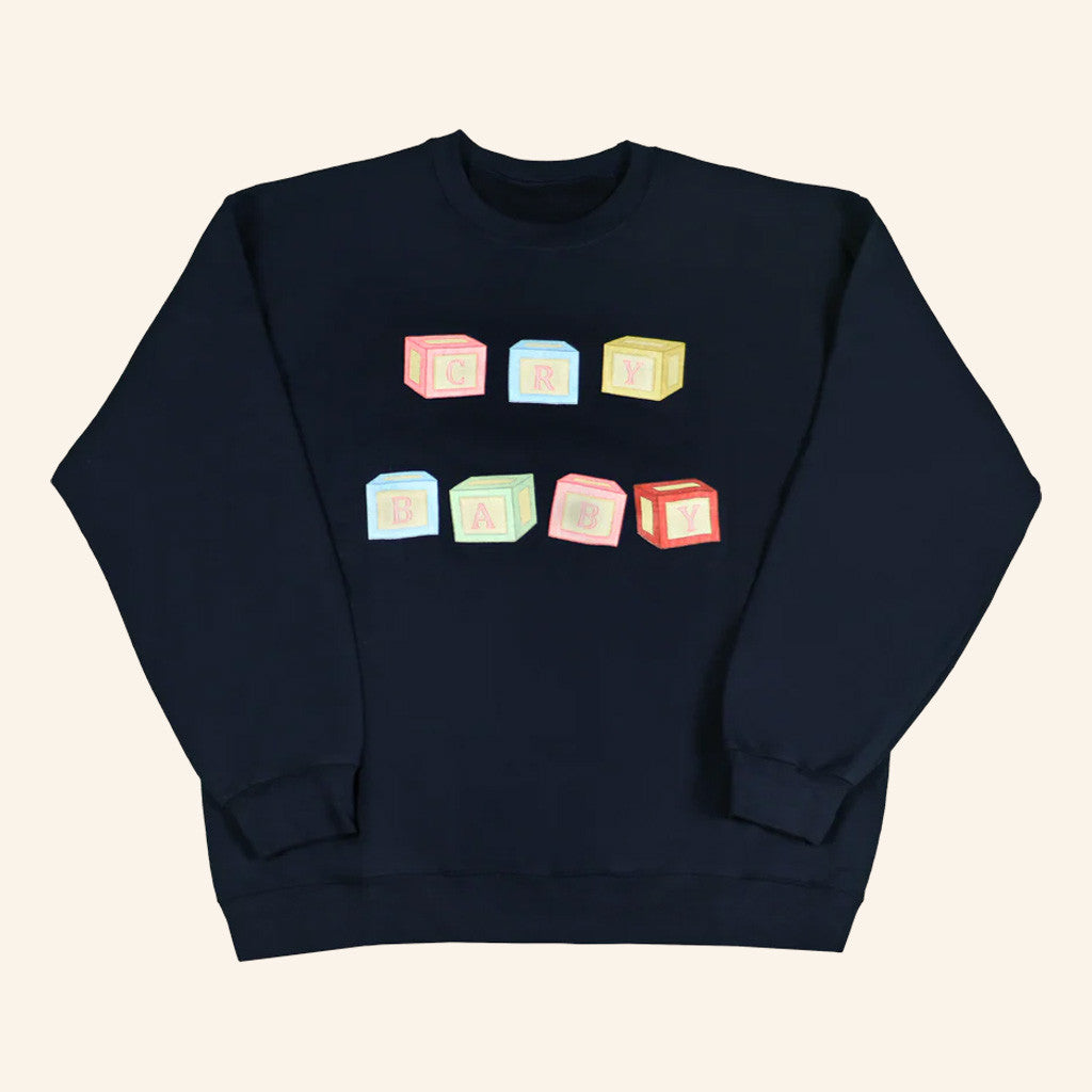 Melanie Martinez Merch Cry Baby Blocks Crewneck Sweatshirt Best Gifts For Boyfriend Melanie Martinez Merch Cry Baby Blocks Crewneck Sweatshirt Best Gifts For Boyfriend