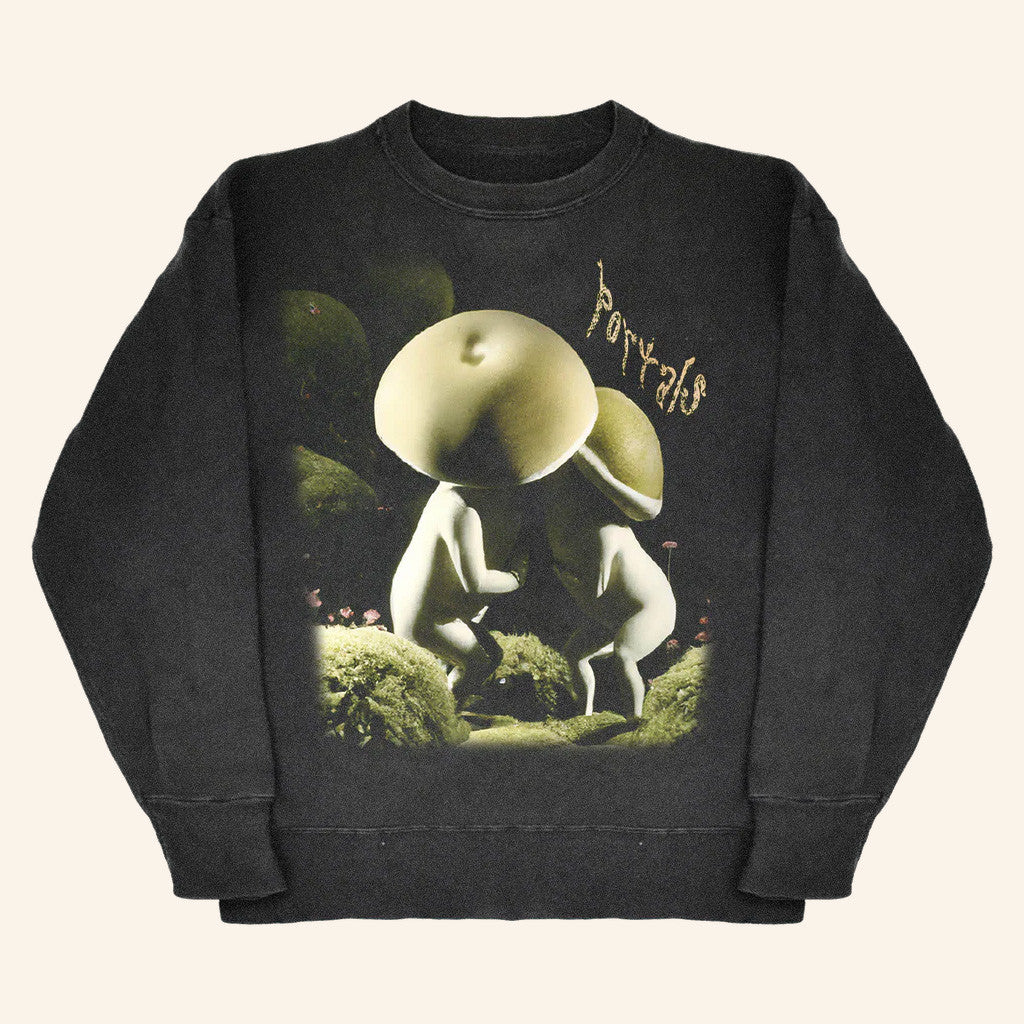 Melanie Martinez Merch Mushroom Kissing Crewneck Sweatshirt Gifts For Friends Melanie Martinez Merch Mushroom Kissing Crewneck Sweatshirt Gifts For Friends