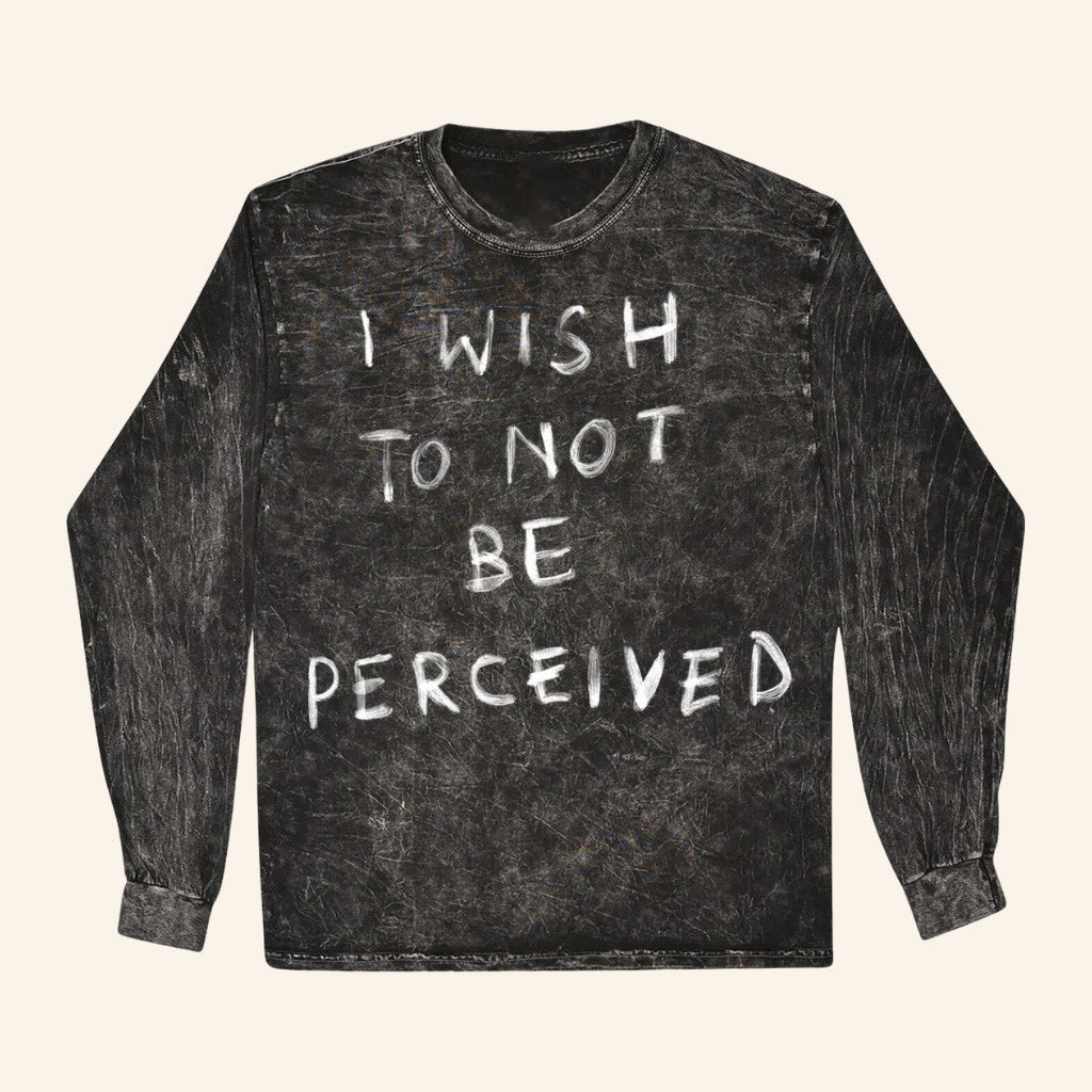 Melanie Martinez Merch Not Be Perceived Long Sleeve T-Shirt Black Gifts For Friends Melanie Martinez Merch Not Be Perceived Long Sleeve T-Shirt Black Gifts For Friends