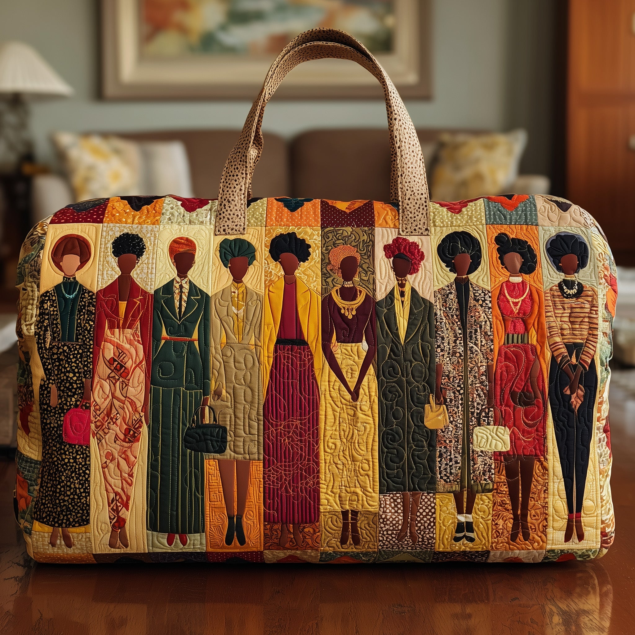 Melanin Quilted Duffle Bag Graduation Gift Idea