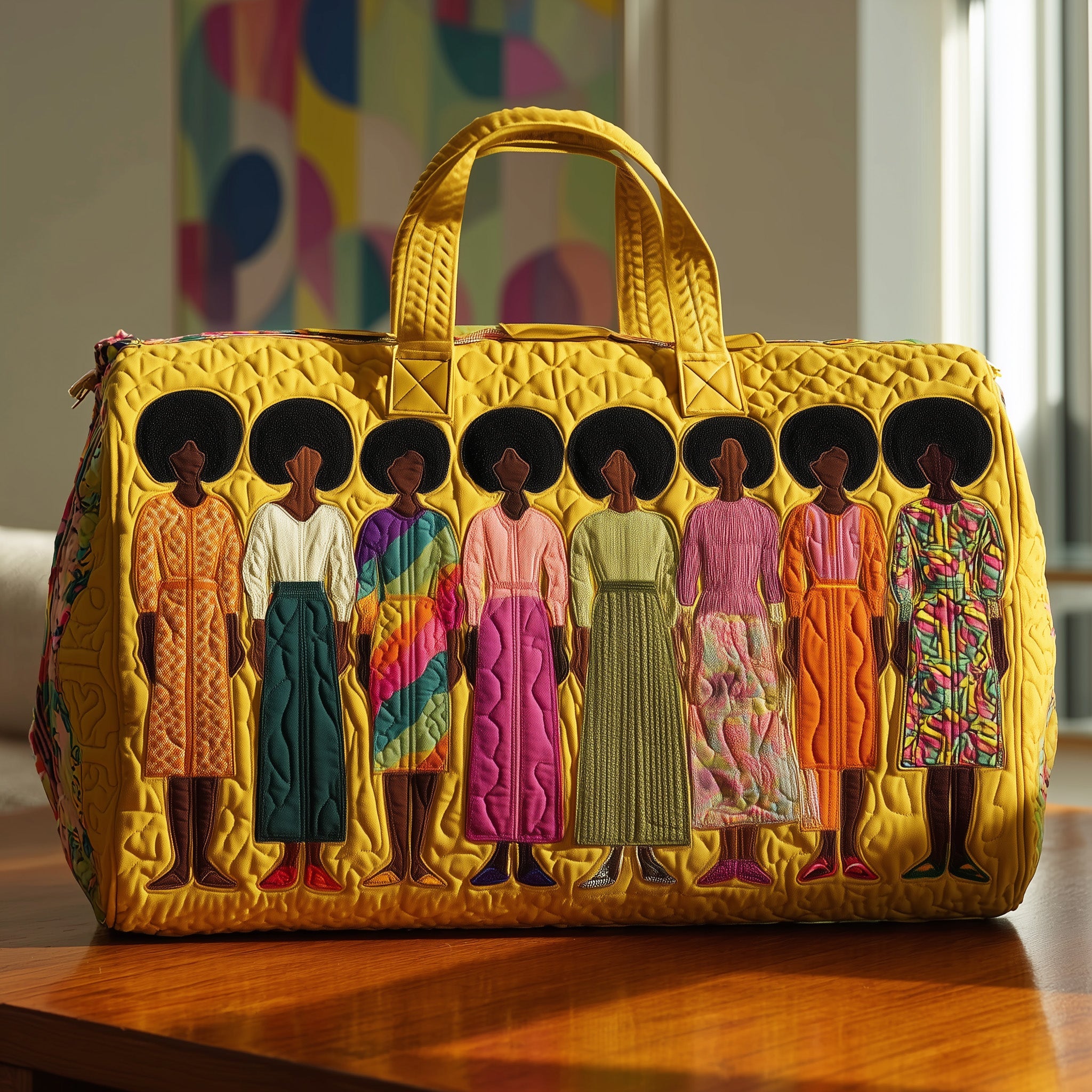 Melanin Quilted Duffle Bag Winter Season Must Have