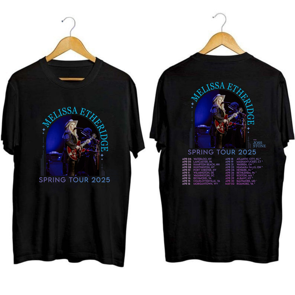 Melissa Etheridge Spring Tour 2025 Shirt Melissa Etheridge Merch Gift Ideas For Wife Melissa Etheridge Spring Tour 2025 Shirt Melissa Etheridge Merch Gift Ideas For Wife