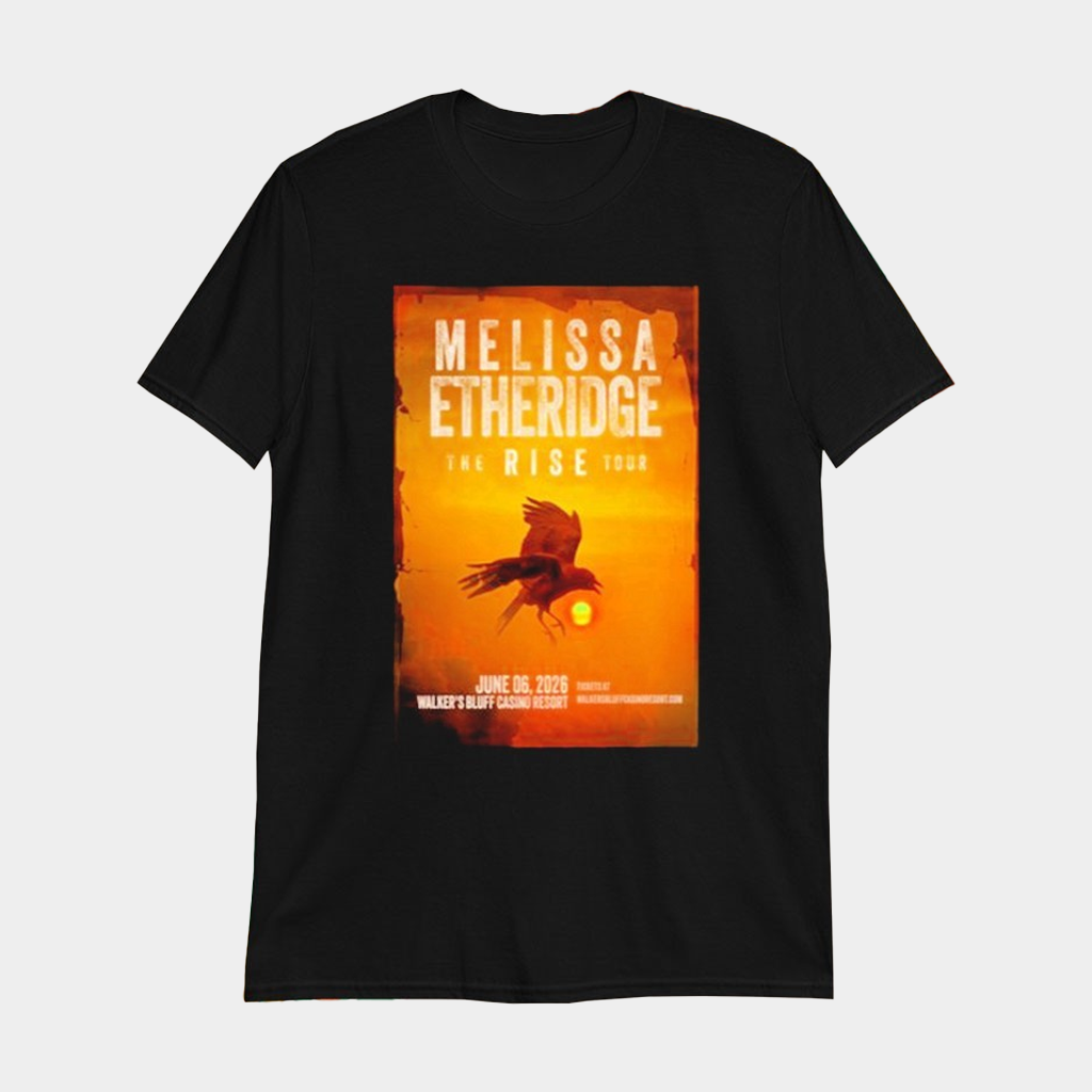 Melissa Etheridge The Rise June 2026 Tour T-Shirt Fan Merch Gifts For Son Melissa Etheridge The Rise June 2026 Tour T-Shirt Fan Merch Gifts For Son