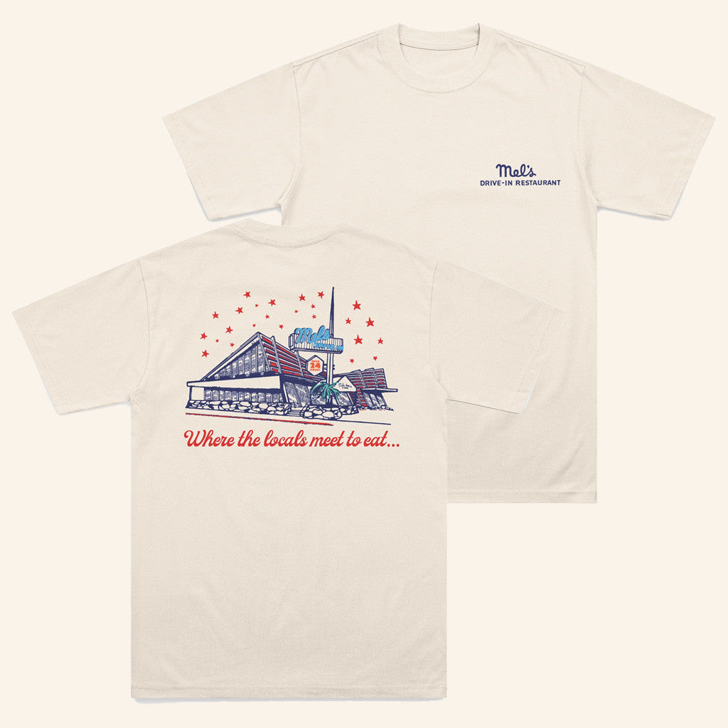 Mel's Drive In Merch Mels Sunset BLVD T-Shirt Gifts For Him Mel's Drive In Merch Mels Sunset BLVD T-Shirt Gifts For Him