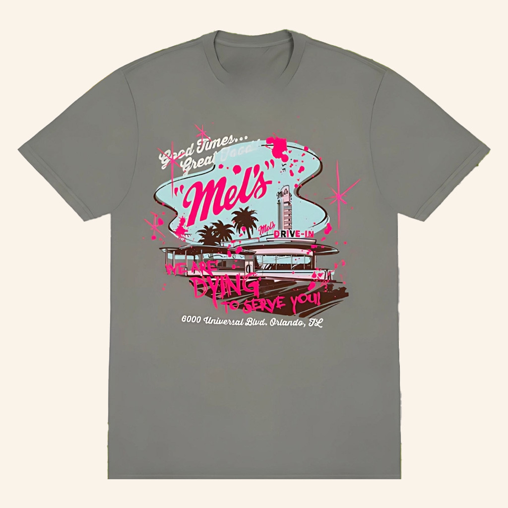 Mel's Drive-in We Are Dying To Serve You T-Shirt Halloween Gifts For Friend