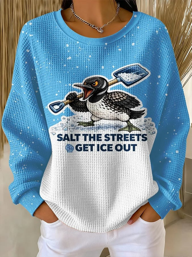 Melting ICE FDT Sweatshirt Women Political Protest Shirt Best Gift For Activists