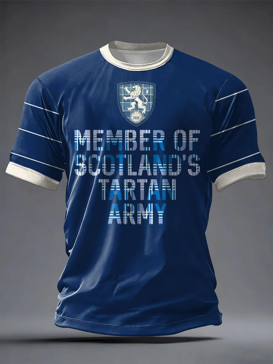 Member Of Scotland Tartan Army T-Shirt 2026 Fan Gear World Cup Best Gift For Scotland Soccer Supporters