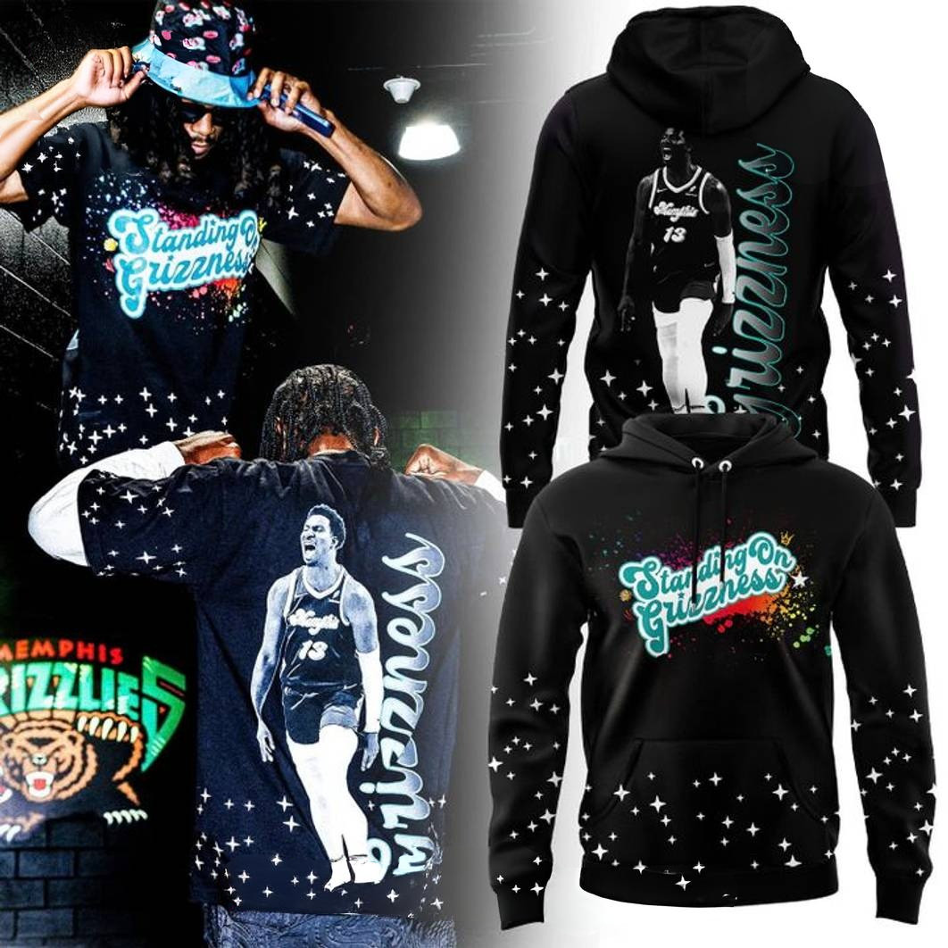 Memphis Grizzlies x 191 Standing on Grizzness Hoodie Basketball Fan Gift Ideas