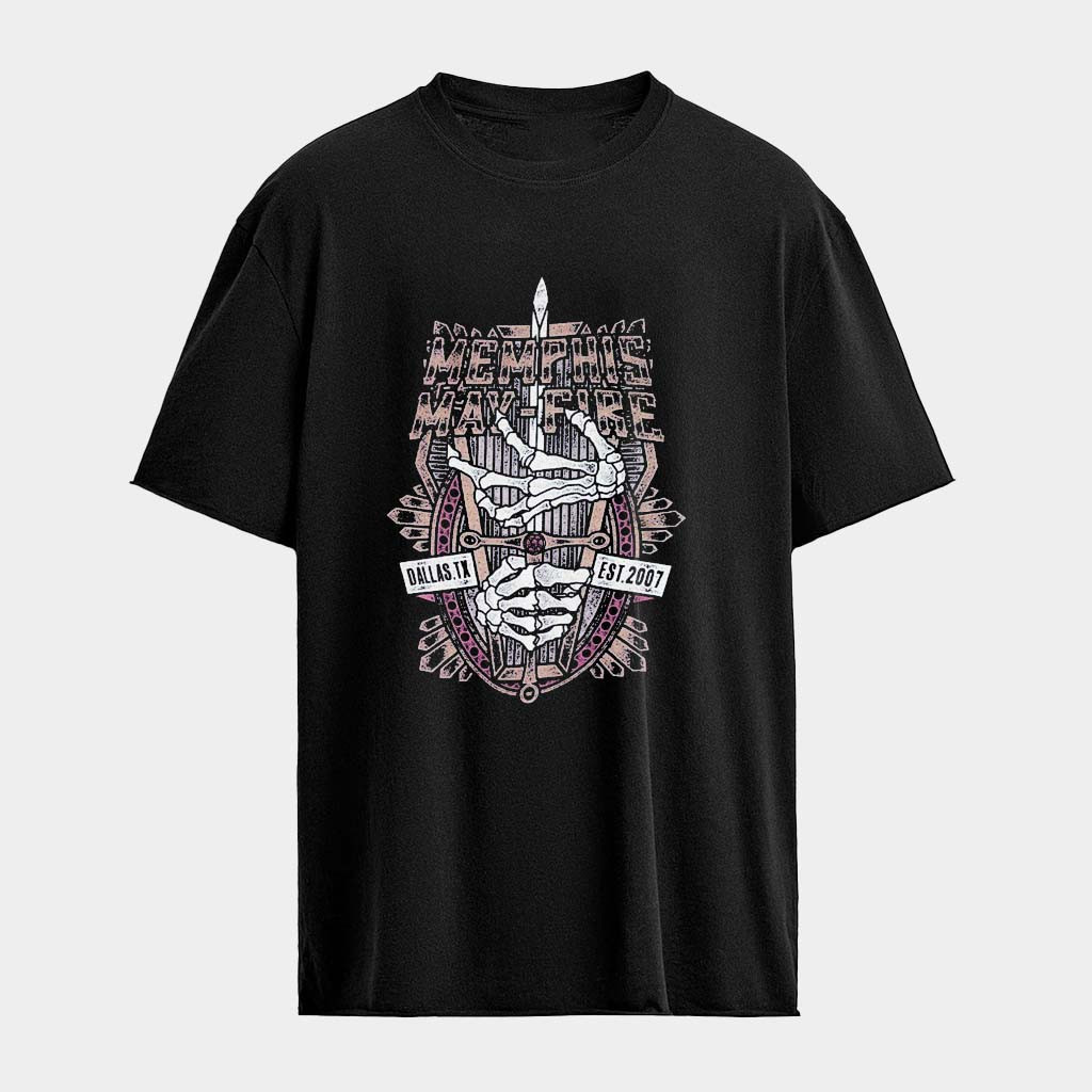 Memphis May Fire Dallas TX Est 2007 Coffin T-Shirt Memphis May Fire Merch Gifts For Band Fans