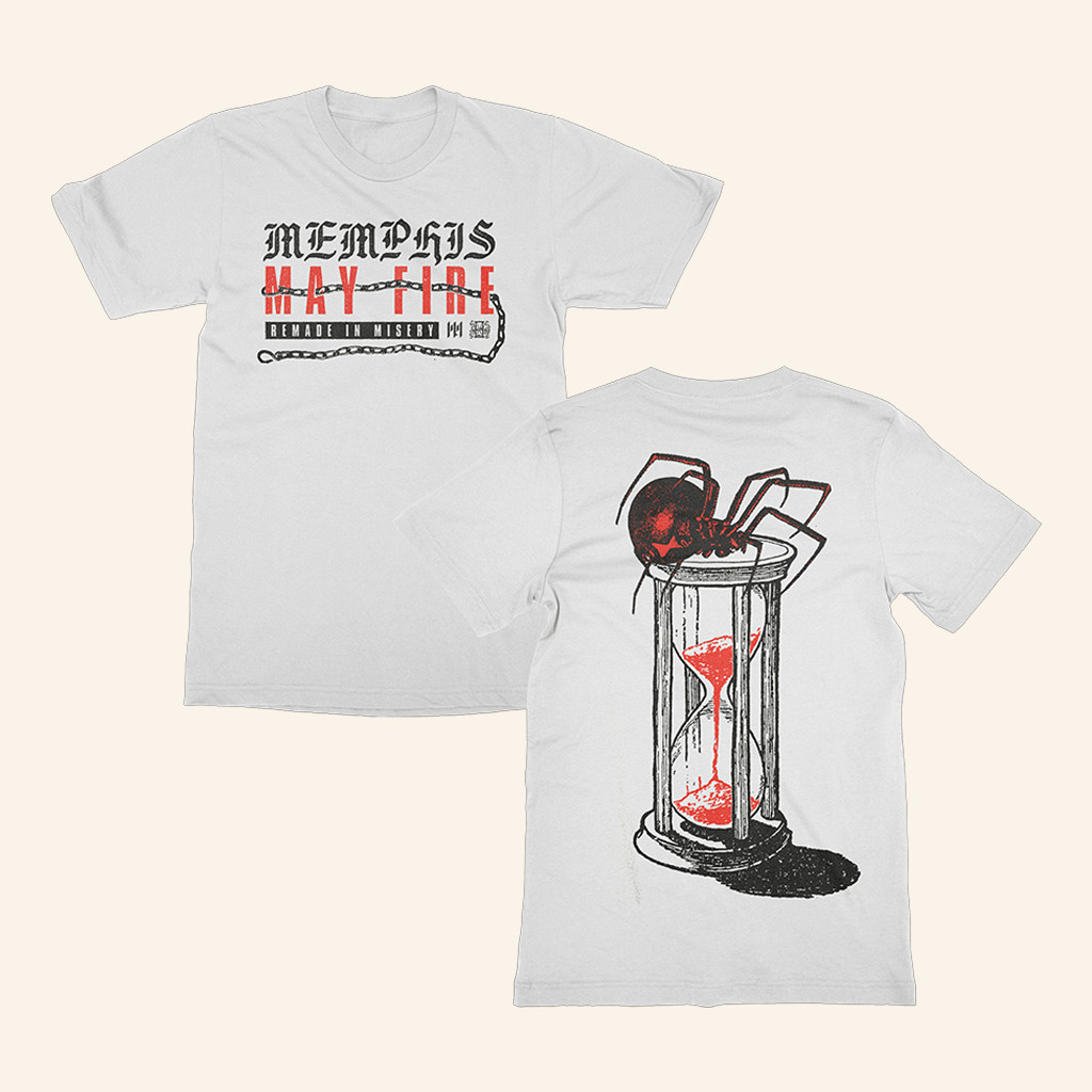 Memphis May Fire Merch Spider T-Shirt Music Related Gifts For Guys