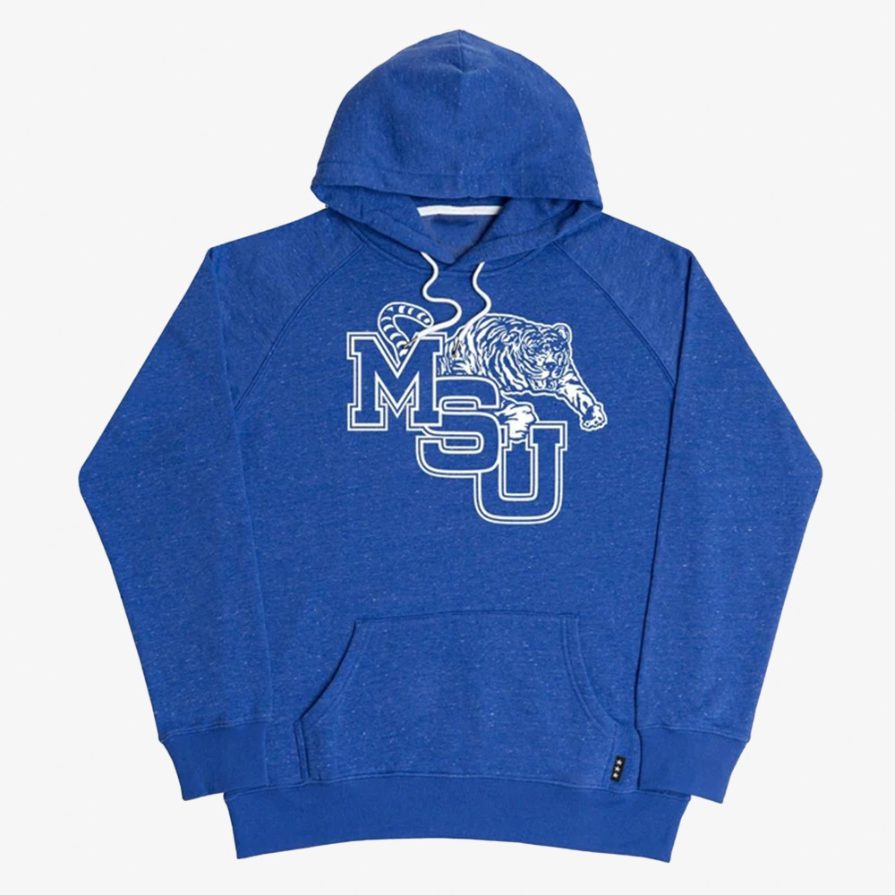 Memphis Tigers Vintage Hoodie Patriotic Memphis Game Day Hooded Sweatshirt