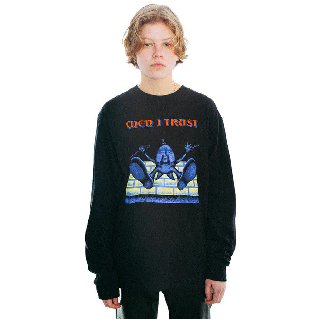Men I Trust Merch Egg Fellow Black Long Sleeve T-Shirt Gifts For Him
