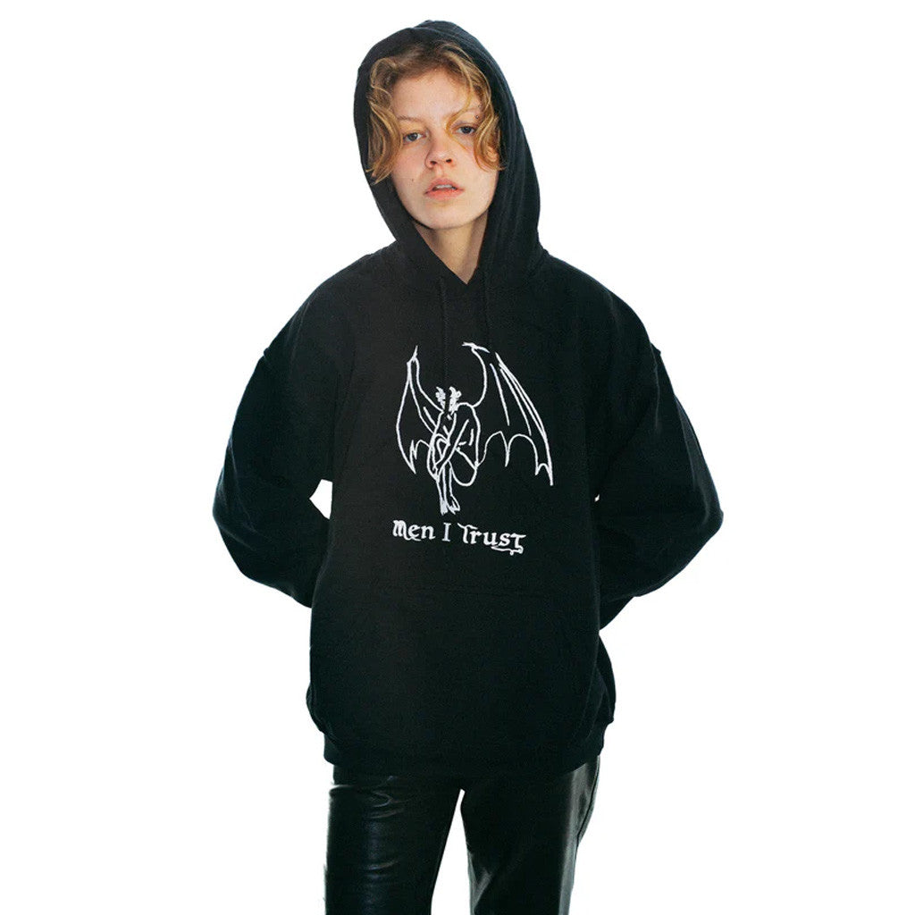 Men I Trust Merch Gargoyle Black Hoodie Presents For Boyfriend Men I Trust Merch Gargoyle Black Hoodie Presents For Boyfriend