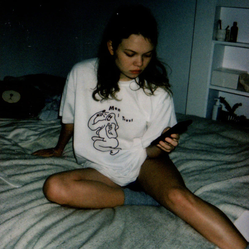 Men I Trust Merch White Ghost T-Shirt Presents For Boyfriend Men I Trust Merch White Ghost T-Shirt Presents For Boyfriend