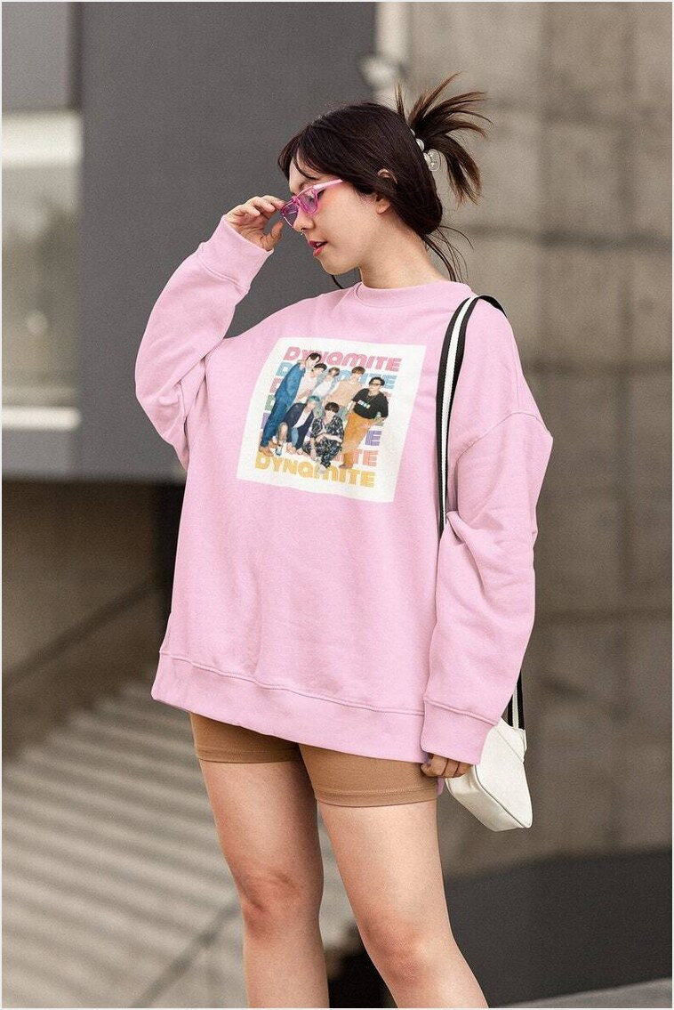 Men S Sweatshirt Bts Dynamite Shirt Gifts For Best Friend Trendy Merch
