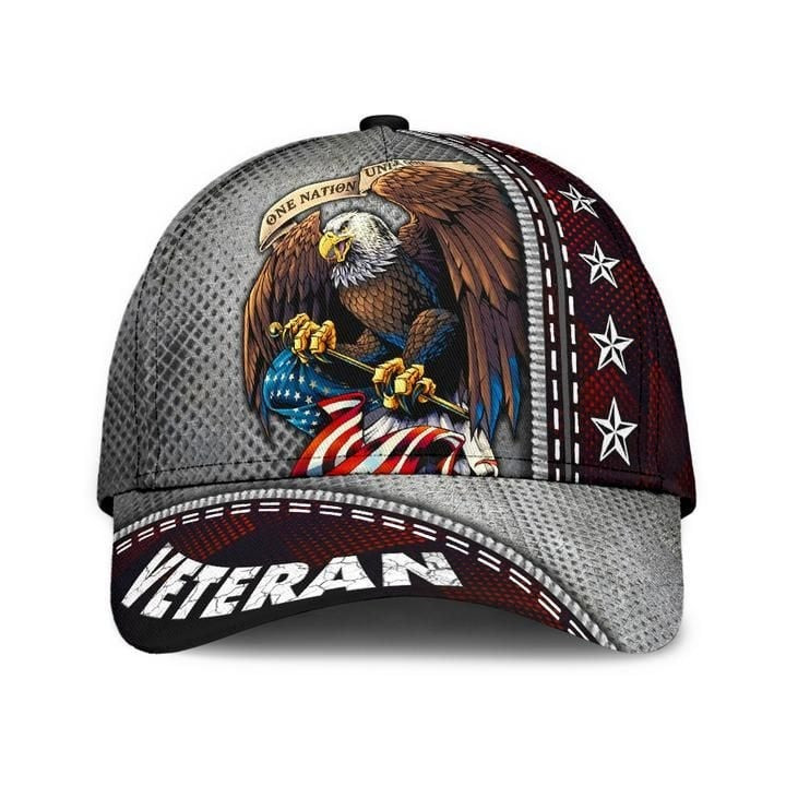 Men Veteran With The Bird Red Cap Best Gift For Friends and Husband and Dad On Veterans Day