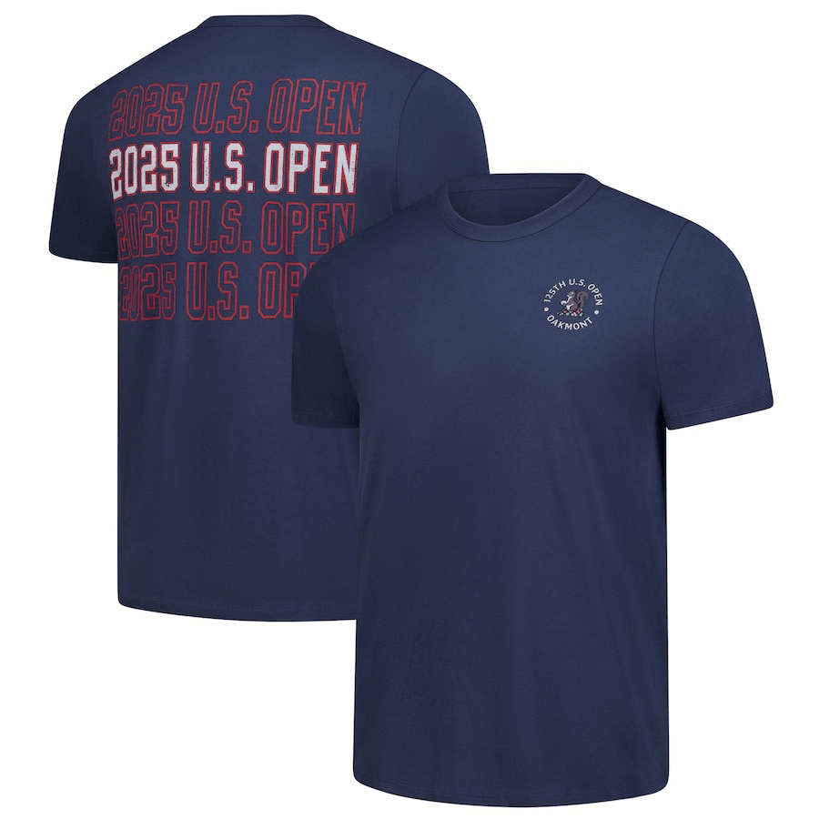 Men's 2025 U.S. Open '47 Navy Hang Back Franklin T-Shirt Gifts For Fan Lovers