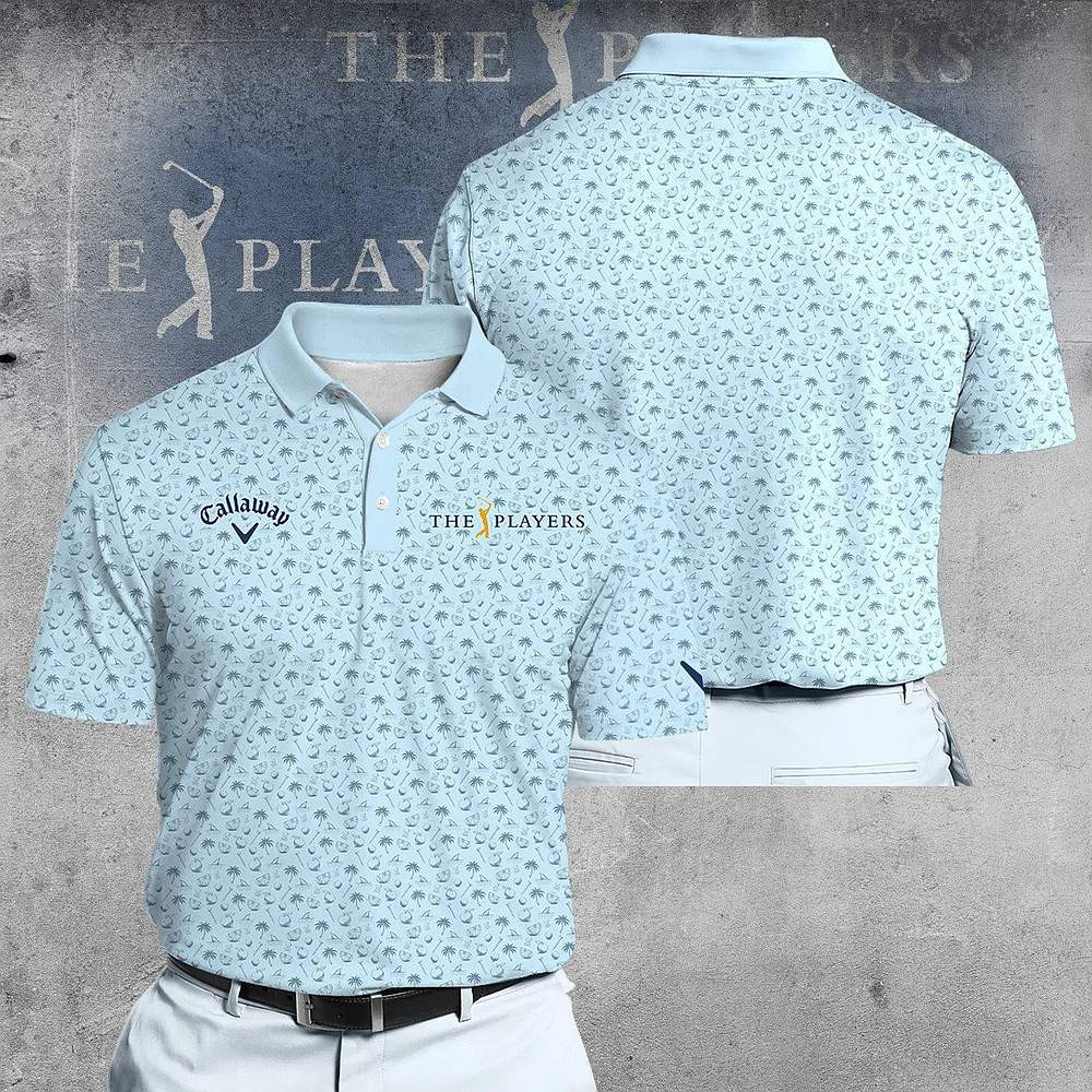 Men's Barstool Golf Light Blue The Players Callaway Men Polo Shirt Best Gift For Golfer