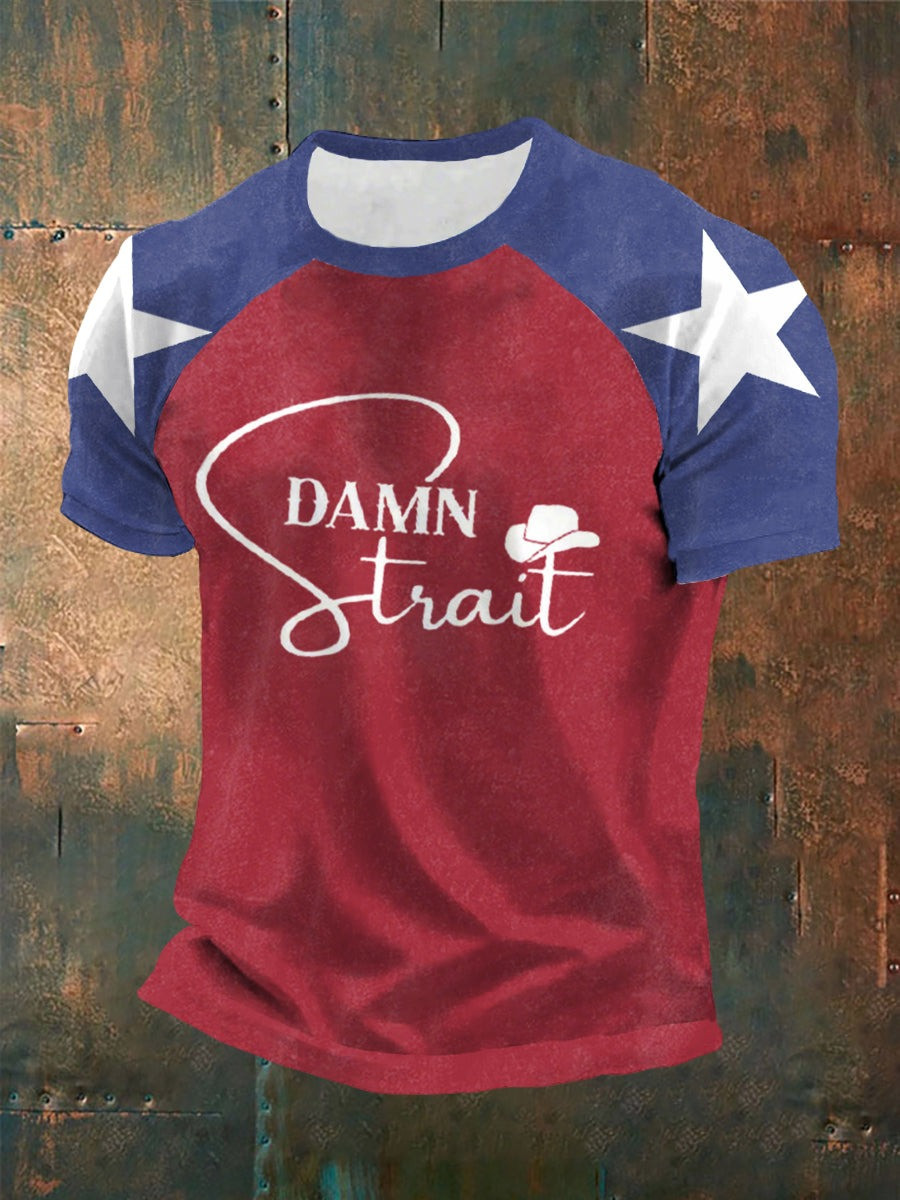 Men's Damn Strait Country Music T-Shirt Gift Ideas For Fans
