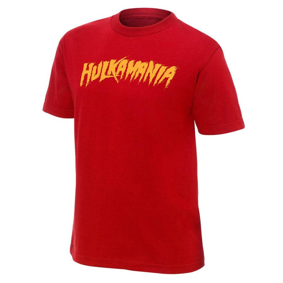 Men's Red Hulk Hogan Hulkamania T-shirt Forever Hulkamania Fan Gift