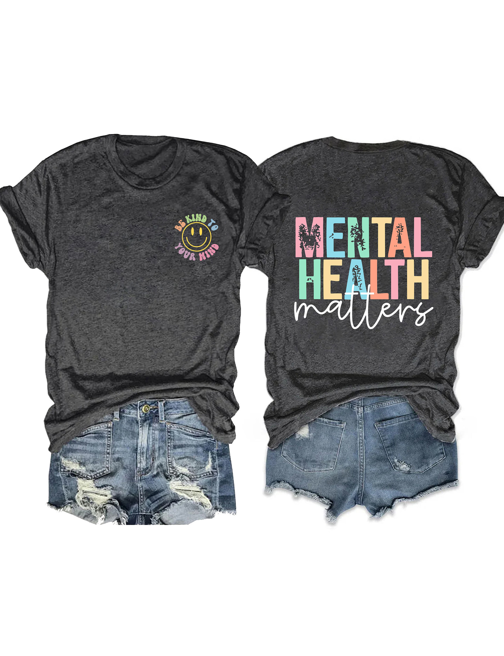 Mental Health Matters T-Shirt Meme Design Humorous Shirt Girlfriend Gift Ideas