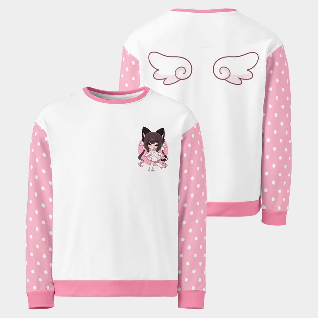 Meowbah Merch Meowist Angel Sweatshirt Meowbah Shirt Cool Gift For Besties