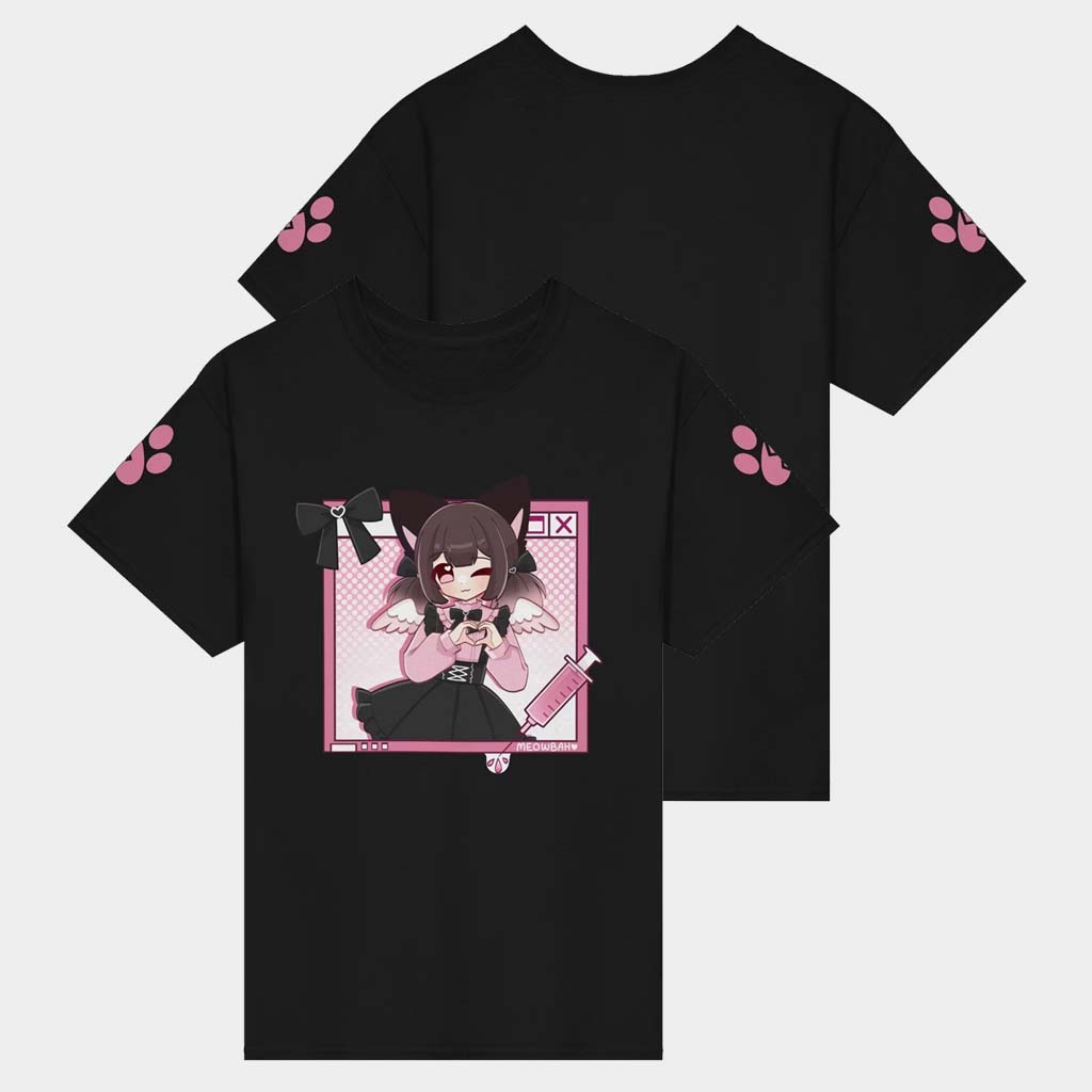 Meowbah Merch Meowrei Kei Shirt Meowbah T-Shirt Black Cute Gift For Her