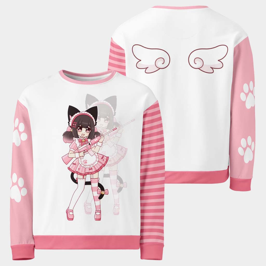 Meowbah Merch My Maid Meowbah Sweatshirt Meowbah Sweatshirt Cute Gift For Daughter