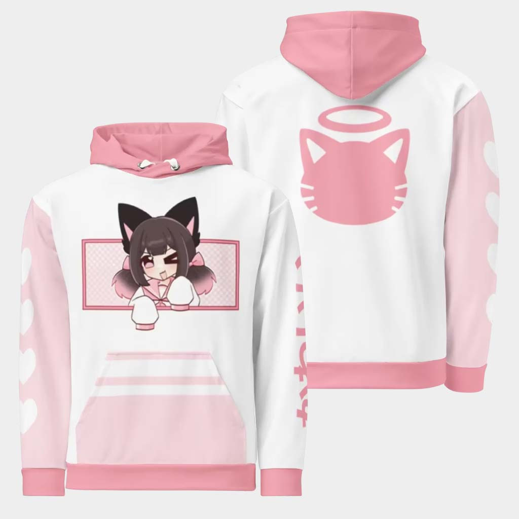 Meowbah Merch Peekameow Hoodie Cute Birthday Gift For Sister