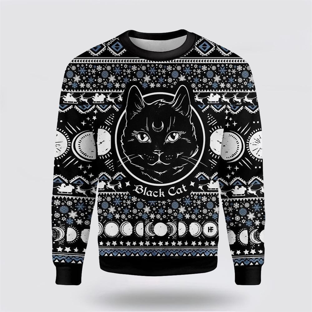 Meowy Catmas Christmas Grumpy Cat Ugly Sweater Christmas Gift For Cat Love