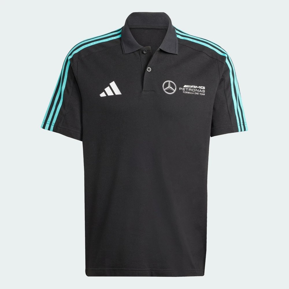 Mercedes AMG Petronas Formula 1 Team DNA Black Polo Shirt Gifts For Him