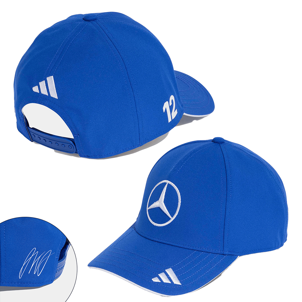 Mercedes F1 Kimi Antonelli 12 Hat Mercedes AMG Petronas Merch Formula 1 Fan Gear