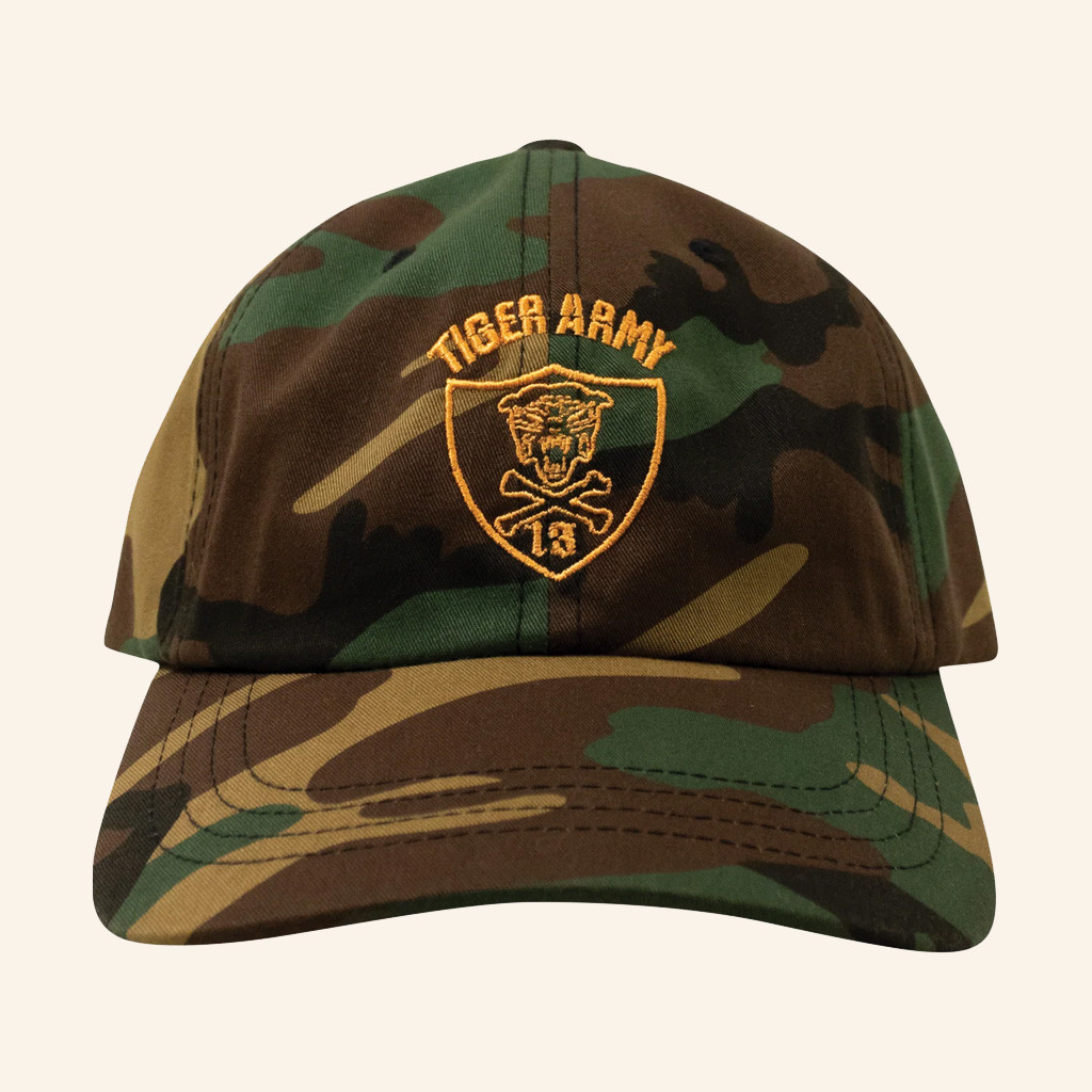 Merch Connection Hat Tiger Army Embroidered camo Hat Gifts For Father