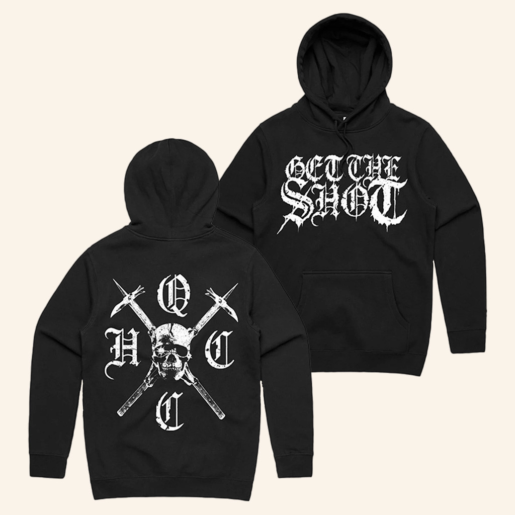 Merch Connection Hoodie Get The Shot QCHC Hoodie Gifts For Father