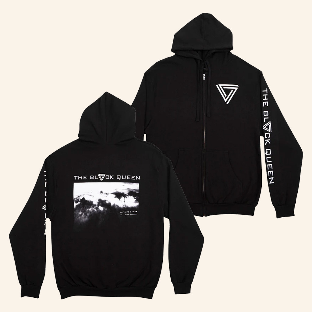Merch Connection Hoodie The Black Queen Symbol Zip Up Hoodie Gifts For Her