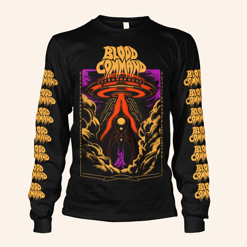 Merch Connection Shirt Blood Command UFO Long Sleeve T-Shirt Gifts For Brother
