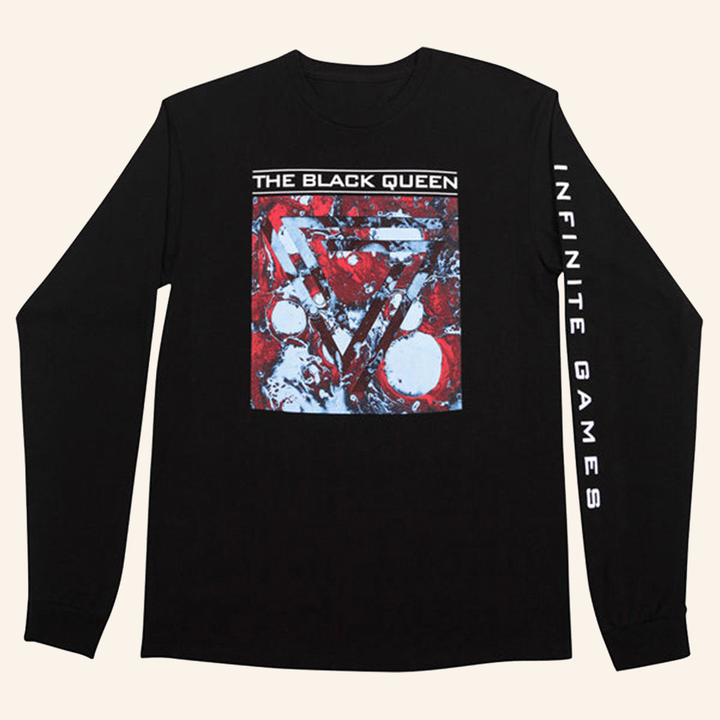 Merch Connection T-Shirt The Black Queen Infinite Games Long Sleeve Shirt Him Gifts
