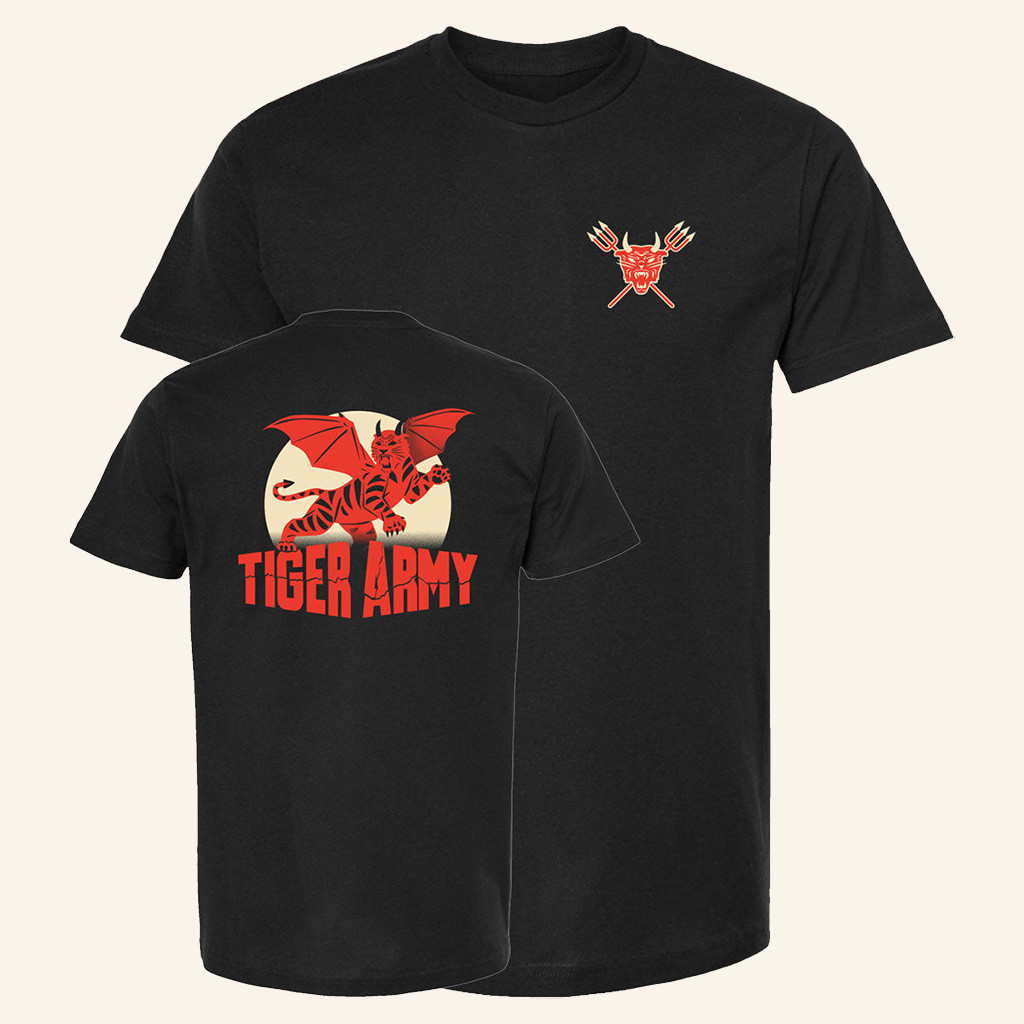 Merch Connection T-Shirt Tiger Army Devil WereTiger Shirt Xmas Presents For Him