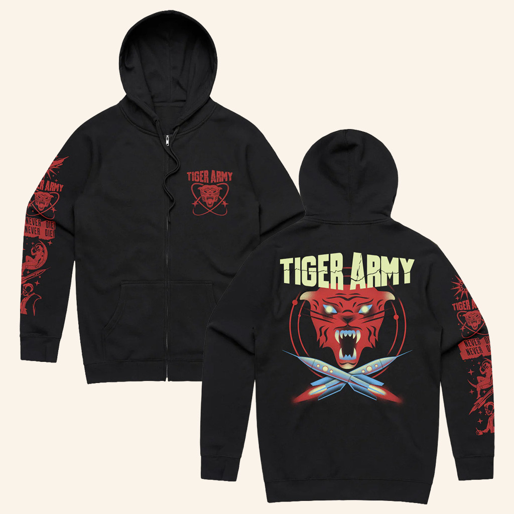 Merch Connection Zip Hoodie Tiger Army Rocket Tiger Hoodie Xmas Gifts For Dad Merch Connection Zip Hoodie Tiger Army Rocket Tiger Hoodie Xmas Gifts For Dad