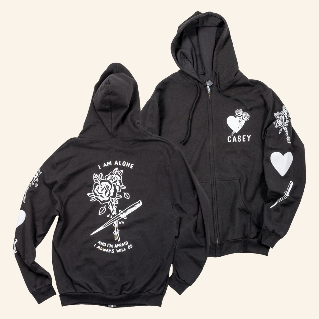 Merch Connection Zip Up Hoodie Casey Alone Hoodie Christmas Gift Ideas For Him Merch Connection Zip Up Hoodie Casey Alone Hoodie Christmas Gift Ideas For Him