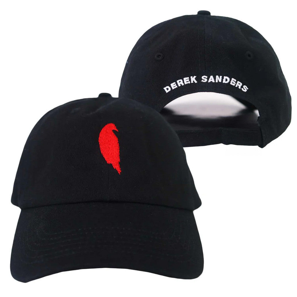 Merch Now Merch Derek Sanders Bird Logo Black Embroidered Hat Good Gifts For Boyfriend Merch Now Merch Derek Sanders Bird Logo Black Embroidered Hat Good Gifts For Boyfriend