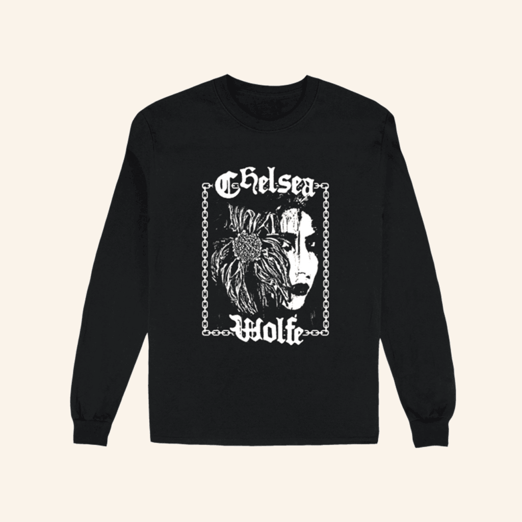 Merch Table Shirt Long Sleeve Chelsea Wolfe Queen Of The Abyss T-Shirt Her Gifts