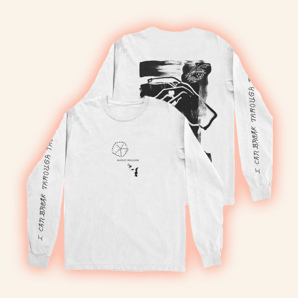 Merchbar Merch Break Through White Long Sleeve Shirt Gift Ideas For Him Merchbar Merch Break Through White Long Sleeve Shirt Gift Ideas For Him