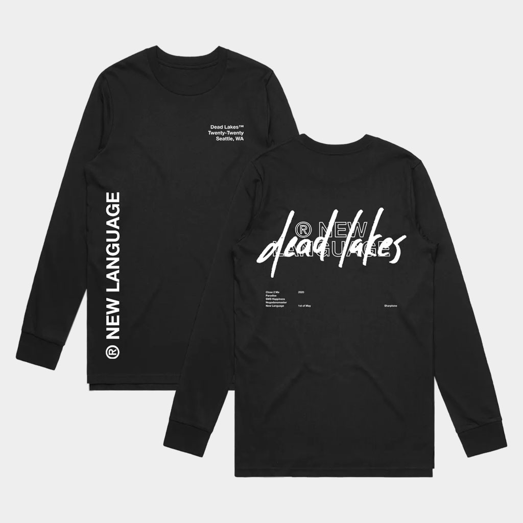Merchbar Merch Dead Lakes Tracklist Long Sleeve Shirt Gifts For Music Lovers